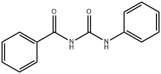 1-Benzoyl-3-phenylurea 结构式