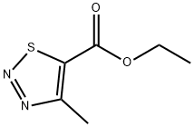 4-甲基-1，2，3-噻重氮-5-羧酸乙酯 结构式