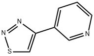 3-(4-1,2,3-THIADIAZOLYL)PYRIDINE 结构式