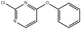 2-氯-4-苯氧基嘧啶 结构式