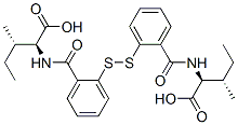 N,N''-[DITHIOBIS(O-PHENYLENECARBONYL)]BIS-L-ISOLEUCINE 结构式