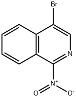 4-溴-1-硝基异喹啉 结构式