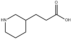 3-(3-哌啶基)丙酸 1HCL 结构式