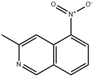 3-甲基-5-硝基异喹啉 结构式