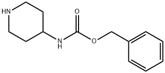 4-(N-苄氧羰基)-氨基哌啶 结构式