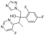 (2R,3S/2S,3R)-2-(2,4-二氟苯基)-3-(5-氟嘧啶-4-基)-1-(1H-1,2,4-三唑- 1-基)-2-丁醇 结构式