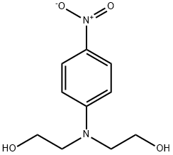 N-(4-NITROPHENYL)DIETHANOLAMINE 结构式