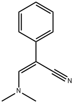 3-(DIMETHYLAMINO)-2-PHENYLACRYLONITRILE 结构式