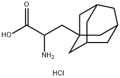 3-(金刚烷-1-基)-2-氨基丙酸盐酸盐 结构式