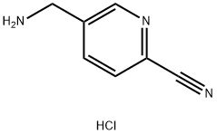5-氨基甲基-2-氰基吡啶盐酸盐 结构式