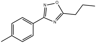 5-PROPYL-3-P-TOLYL-1,2,4-OXADIAZOLE 结构式