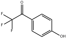 2,2,2-三氟-1-(4-羟基苯基)乙酮 结构式