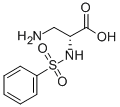 3-Amino-(2R)-phenylsulfonylaminopropionicacid 结构式