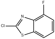 2-氯-4-氟苯并噻唑 结构式