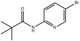 N-(5-溴-吡啶-2-)-2,2-二甲基丙酰胺 结构式