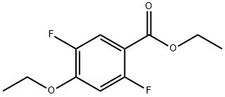 Ethyl 4-ethoxy-2,5-difluorobenzoate 结构式