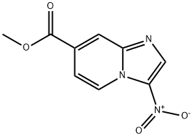 Methyl 3-nitroimidazo[1,2-a]pyridine-7-carboxylate 结构式