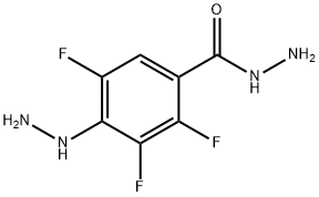 2,3,5-Trifluoro-4-hydrazinobenzohydrazide 结构式