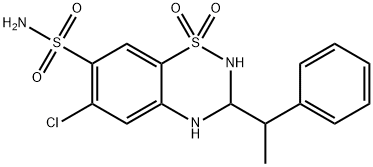 贝美噻嗪 结构式