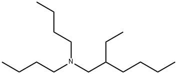 N,N-DIBUTYL-2-ETHYLHEXYLAMINE 结构式