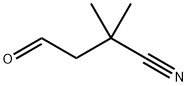 2,2-二甲基-4-氧代丁腈 结构式