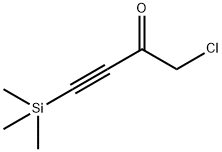 1-氯-4-(三甲基硅基)-3-丁炔-2-酮 结构式