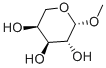 甲基-L-吡喃阿拉伯糖苷 结构式