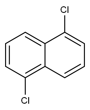1,5-二氯萘 结构式