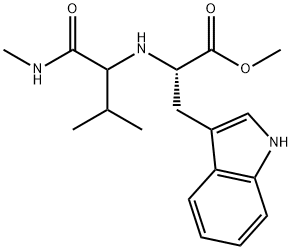 L-Tryptophan, N-[2-methyl-1-[(methylamino)carbonyl]propyl]-, methyl ester (9CI) 结构式