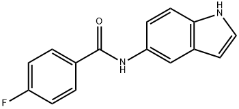 N-(4-Fluorobenzoyl)-5-aMino-1H-indole 结构式