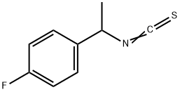 (+/-)-1-(4-氟苯基)异硫代氰酸乙酯 结构式