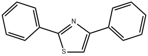 2,4-二苯基噻唑 结构式