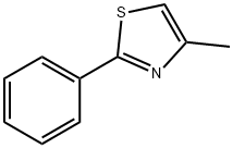 4-甲基-2-苯基硫唑 结构式