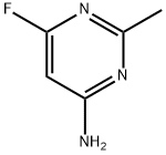 6-氟-2-甲基嘧啶-4-胺 结构式