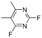 Pyrimidine, 2,4-difluoro-5,6-dimethyl- (8CI) 结构式