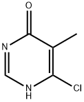 4-氯-5-甲基-6-羟基嘧啶 结构式