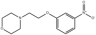 4-[2-(3-NITROPHENOXY)ETHYL]MORPHOLINE 结构式