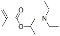 2-(diethylamino)-1-methylethyl methacrylate  结构式