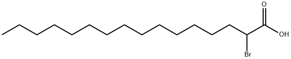 2-溴十六烷酸 结构式