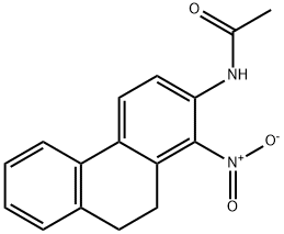 N-(9,10-Dihydro-1-nitrophenanthren-2-yl)acetamide 结构式