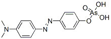 4-二甲氨基偶氮苯-4'-胂酸 结构式