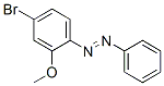 (E)-1-(4-Bromo-2-methoxyphenyl)-2-phenyldiazene 结构式