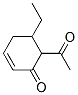 2-Cyclohexen-1-one, 6-acetyl-5-ethyl- (9CI) 结构式