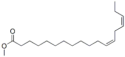 (12Z,15Z)-12,15-Octadecadienoic acid methyl ester 结构式