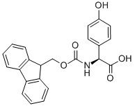FMOC-L-4-HYDROXYPHENYLGLYCINE 结构式