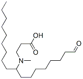 (Z)-N-methyl-N-(1-oxo-9-octadecyl)-beta-alanine 结构式