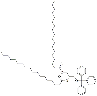[S,(+)]-1-O,2-O-Distearoyl-3-O-trityl-L-glycerol 结构式