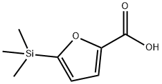 5-三甲基甲硅烷基-2-糠酸 结构式