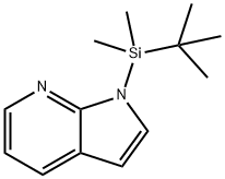 1-(TERT-BUTYL-DIMETHYL-SILANYL)-1H-PYRROLO[2,3-B]PYRIDINE 结构式