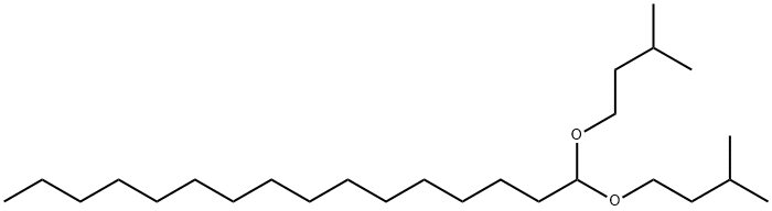 Palmitaldehyde diisopentyl acetal 结构式